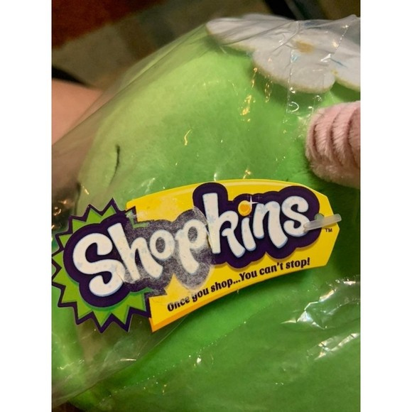 SHOPKINS Apple Blossom Plush Piggy  Bank - NWT - Picture 5 of 6